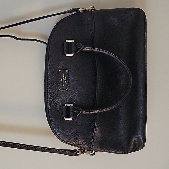 Kate Spade NY Black Mini Carli Grove Leather Satchel - Picture 3 of 16
